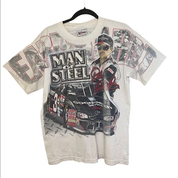 Chase Authentics Other - Vintage NASCAR Dale Earnhardt Man Of Steel T-Shirt   Size  Large
